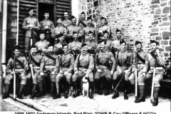 1899-1902 Andaman Islands Port Blair 2DWR B Coy Officers & NCOs