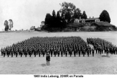 1903 India Lebong 2DWR on Parade
