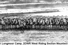 1907 UK Longmoor Camp West Riding Section Mounted Infantry