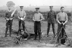1908 UK Tidworth 2DWR Signallers with Heliographs