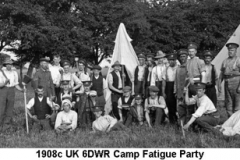 1908c UK 6DWR Fatigue party at camp