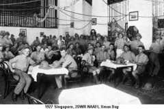 1927 Singapore 2DWR NAAFI Xmas Day