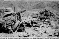 1935 India NWFP Mohamed Peace Jirga Vickers MG & Barre Strand Rangefinder