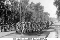 1937 India Nowshera 2DWR Band BM Reilly