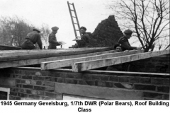 1945 Germany Gevelsburg Roof Builders Course