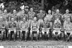 1945 India Dehra Dun Officers Mess Members 02 Lt-Col JH Dalrymple