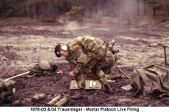 1978-03 & 04 Trauenlager - Mortar Platoon Live Firing TL C-10 Mortar Crew