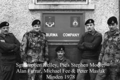 1978 Minden Sgt S Kelly & Co
