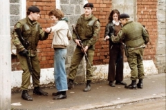 1980 UK NI Belfast Stop & Search Patrol