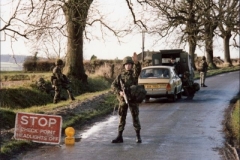 1980s UK NI Mobile Vehicle Check Point