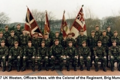1997 UK Weeton, 04 Officers Mess with the Colonel of the Regiment