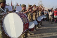 2004 Iraq War Waterloo Day Display by Drums Platoon