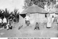 1896 South Africa Eshowe Port Curtis 2DWR Officers Mess Hut