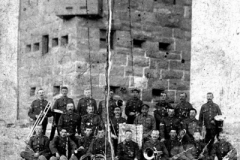 1902 South Africa Band Outside Blockhouse