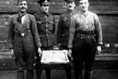 1914-1919 1st 5th DWR unknown Dukes with a big pie in a dish