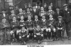 1920c 1st 4th DWR Rugby Team with Casper