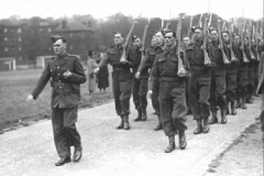 1940 UK Langside 9th DWR Marching Off Colour Parade (2Lt Girling)