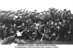 1952-09-22 UK Pontefractl 1DWR Assault Pioneer Platoon