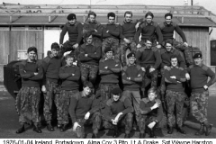 1976-01-04 Ireland Portadown Alma Coy 3 Pltn 06 Lt A Drake Sgt Wayne Harston
