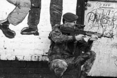 1980s UK NI Street Patrol 01