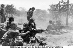 1986 Kenya EX Strident Call - Mpala Farm GPMGs Field Firing