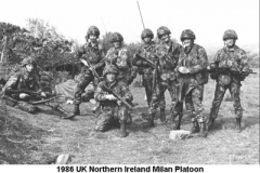 1986 UK Northern Ireland Milan Platoon