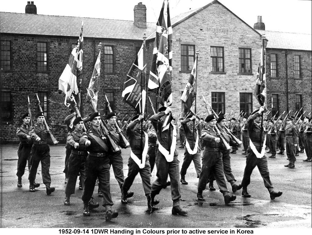 1952-09-14 Halifax Handing in Colours prior to Korea