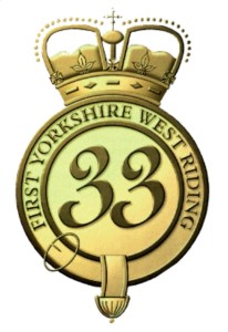 1st Yorkshire West Riding Regiment (DWR) Badge