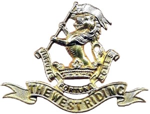 DWR Cap Badge Brass